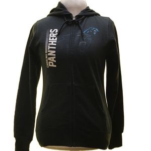 Carolina Panthers Women's Sweatshirt Zip Up Hoodie